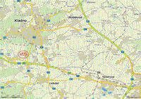 Zufahrtsstrae zum Flugplatz LKKL